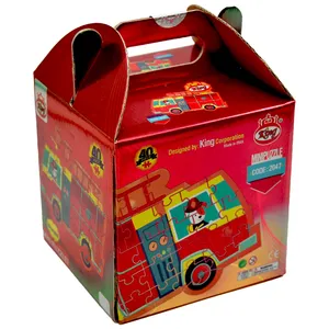 پازل 40 تکه کینگ مدل فانتزی طرح آتشنشانی