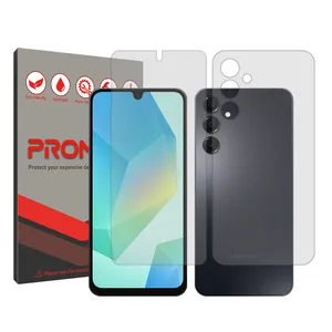 Promate Resistant model transparent Screen Protector Suitable for Samsung Galaxy A05s Mobile Phone Comes with a back protector