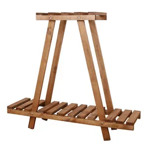 Goldooneh GWPS Wooden Plant Stand