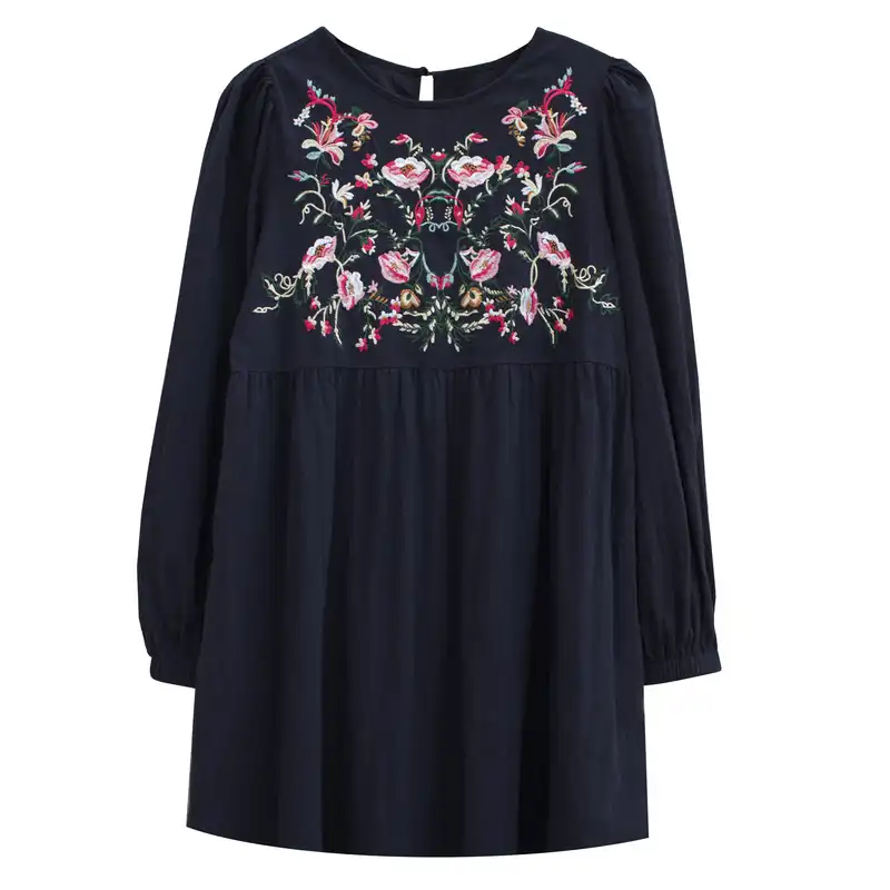 مانتو زنانه مدل گلدوزی شده کد SH72