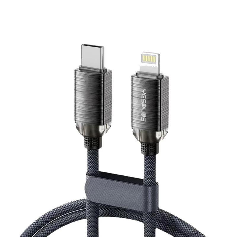 کابل تبدیل USB-C به لایتنینگ یس پلاس مدل FAST CHARGE 27W  طول 1 متر