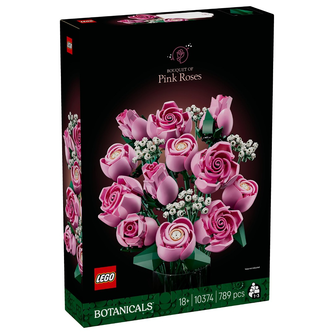 لگو 789 تکه سری بتانیکال مدل Bouquet of Pink Roses کد 10374