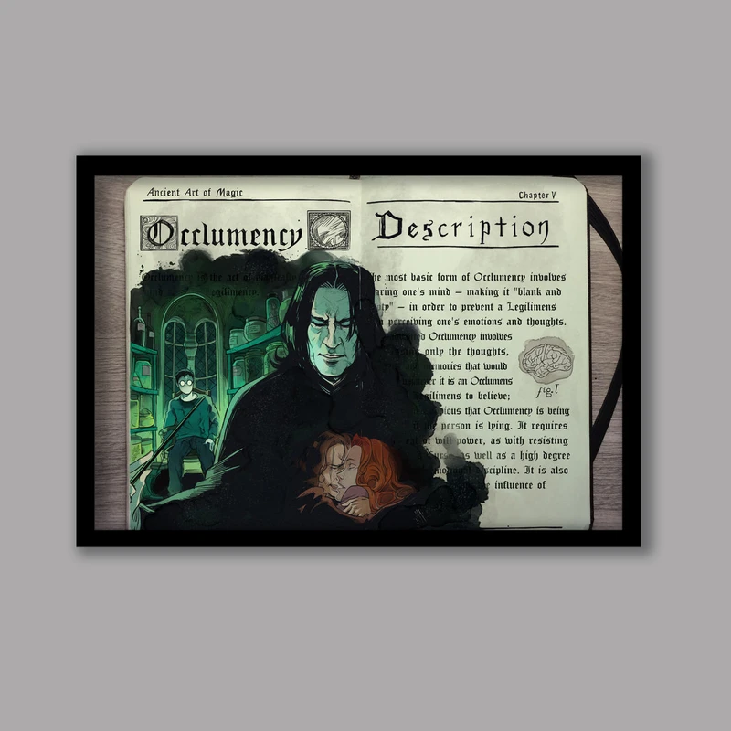 تابلو لیلیان طرح هری پاتر کد LA-G11423-2