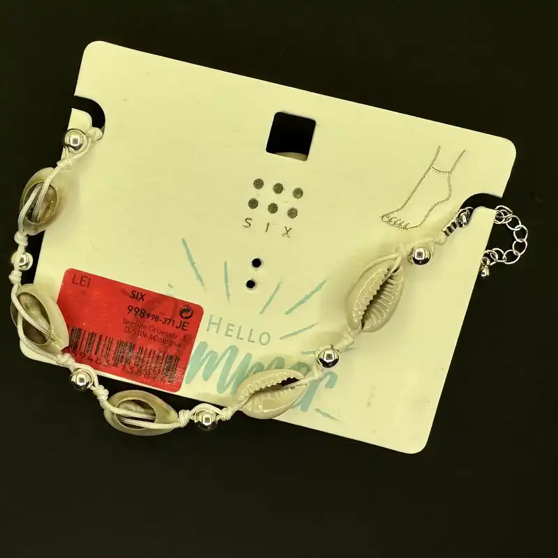 پابند زنانه سیکس مدل صدف ریز