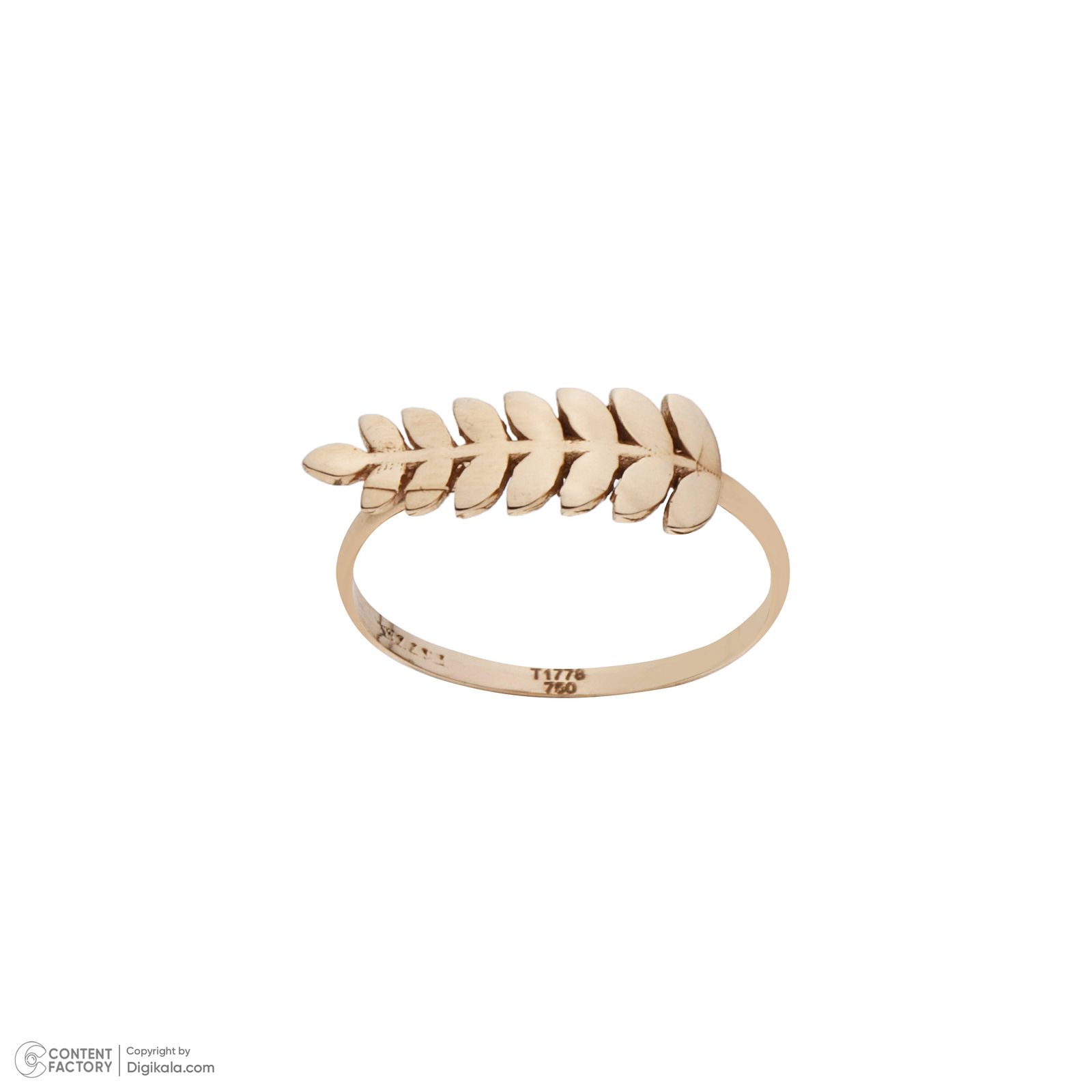 انگشتر طلا 18 عیار زنانه مایا ماهک مدل MR1204 سایز 54 -  - 2