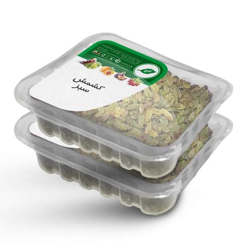 كشمش سبز جمع - 150 گرم بسته 2 عددی