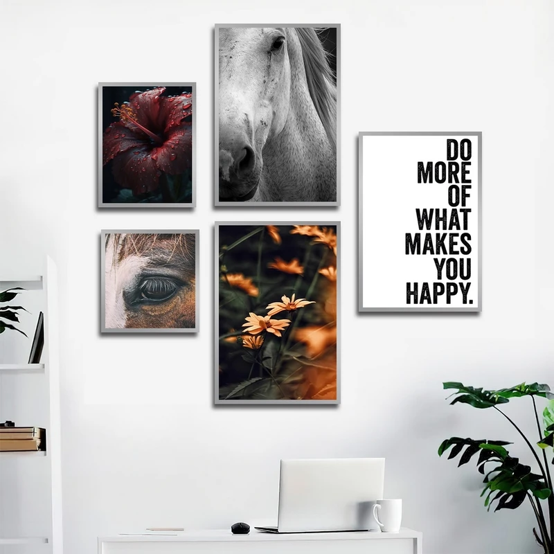 تابلو بکلیت طرح اسب مدل SI-2269 مجموعه 5 عددی