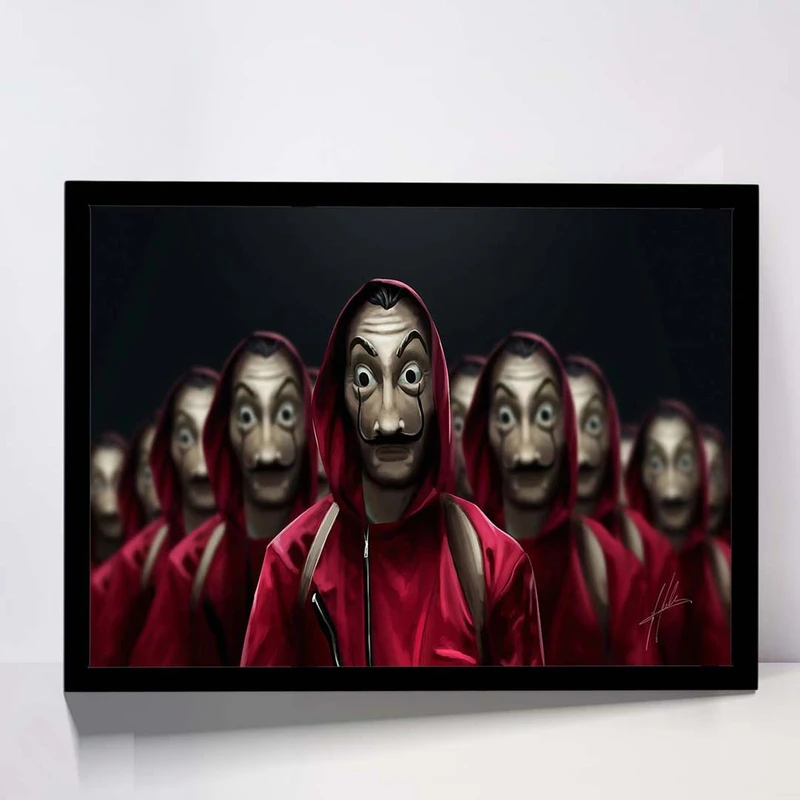 تابلو مدل money heist netflix کد F-10010