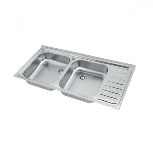سینک ظرفشویی استیل نگین الماس مدل SA28 روکار