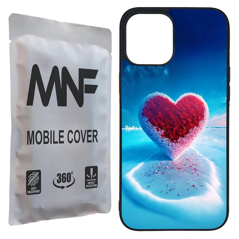 کاور ام ان اف طرح قلب یخی کد P-041 مناسب برای گوشی موبایل اپل iPhone 12 Pro Max