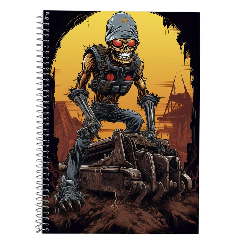 دفتر زبان 50 برگ مدوپد مدل دوخط طرح ChainSaw Man کد DF10958