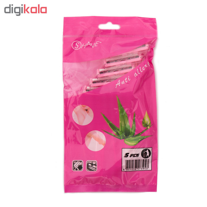 خود تراش (خودتراش) شیو مدل MRSW911 بسته 5 عددی
