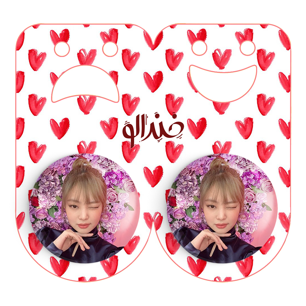 پیکسل خندالو مدل جنی بلک پینک کد 14064 به همراه مگنت