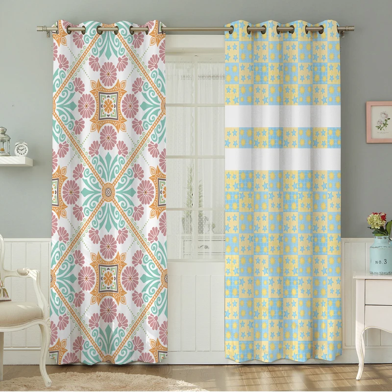 پرده نیروانا طرح  مدرن مدل هازان کد 4230 سایز 140×280 سانتی متر