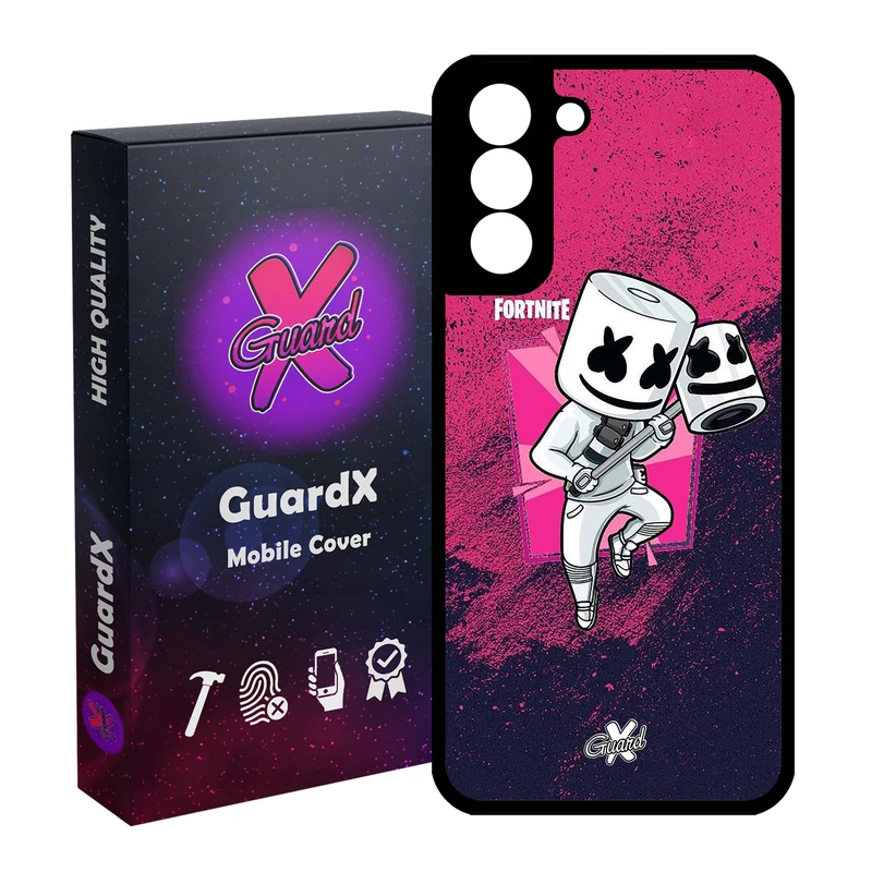 کاور گارد ایکس طرح Fortnite مدل Glass10031 مناسب برای گوشی موبایل سامسونگ Galaxy S21 FE