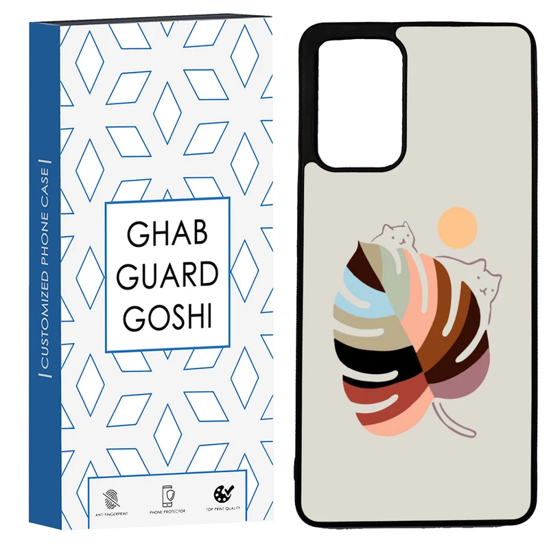 کاور قاب گارد گوشی طرح گربه کد TPU-014 مناسب برای گوشی موبایل سامسونگ Galaxy A72