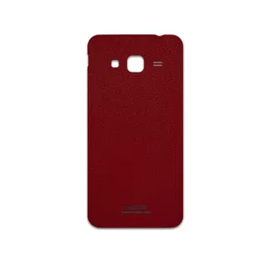 MAHOOT Red-Leather Cover Sticker for Samsung Galaxy J3 2016