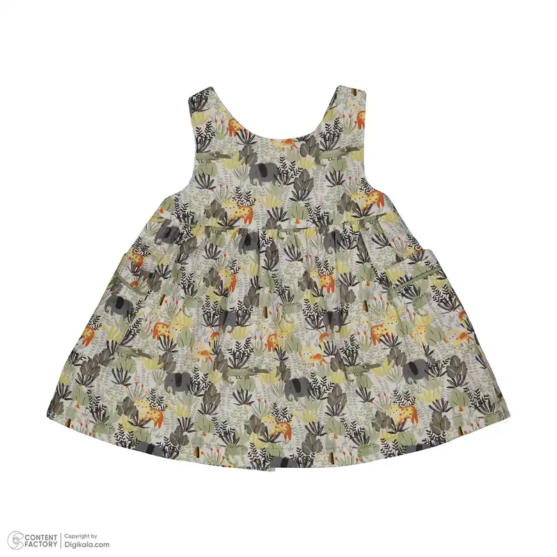 ست 3 تکه لباس نوزادی ایندیگو مدل 131661 رنگ سبز