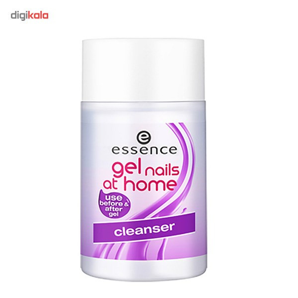 محلول پاک کننده لاک ناخن اسنس مدل Gel Nails At Home Cleanser