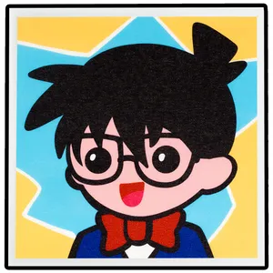 بازی آموزشی سمید مدل ساخت تابلو نقاشی الماسی پوم پوم طرح عروسکی کد 004