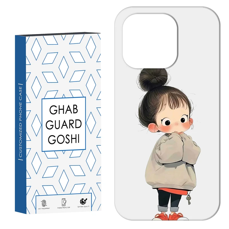 کاور قاب گارد گوشی طرح دختر ملوس کد Dimo-956 مناسب برای گوشی موبایل اپل  IPHONE 16 PRO MAX   