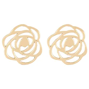 گوشواره طلا 18 عیار رزا مدل EG19