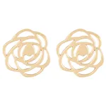 گوشواره طلا 18 عیار رزا مدل EG19