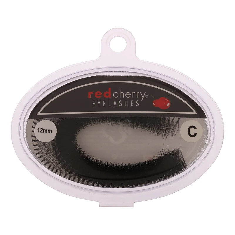 مژه مصنوعی رد چری مدل Classic Cluster Band کد 12 C بسته 10 عددی