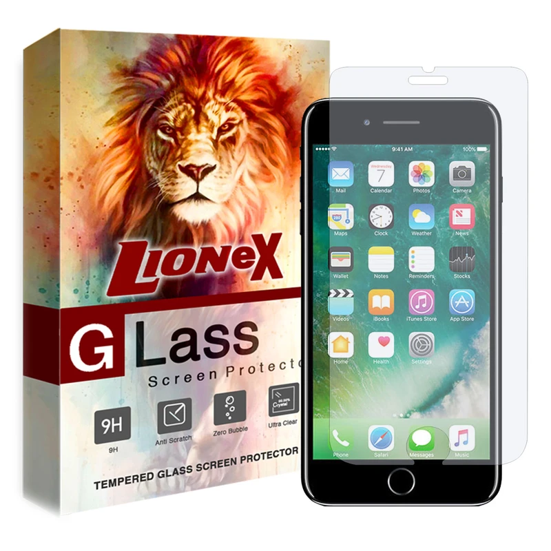 محافظ صفحه نمایش لایونکس مدل UPS مناسب برای گوشی موبایل اپل iPhone 7 Plus / 8 Plus