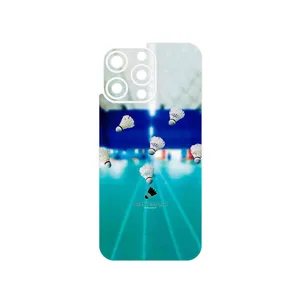 MAHOOT Badminton Cover Sticker for Apple iPhone 15 Pro Max