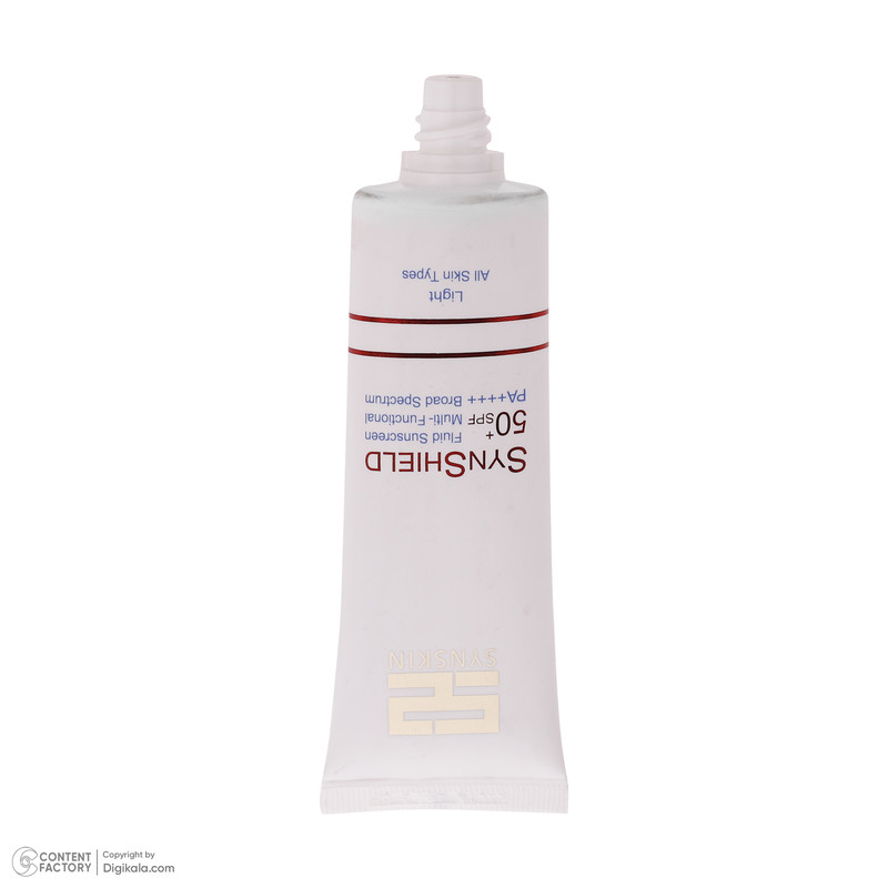 فلوئید ضد آفتاب رنگی ساین اسکین SPF50+ مدل L محافظ UVA ،UVB و +++PA، مرطوب‌کننده مناسب انواع پوست حجم 50 میلی‌لیتر