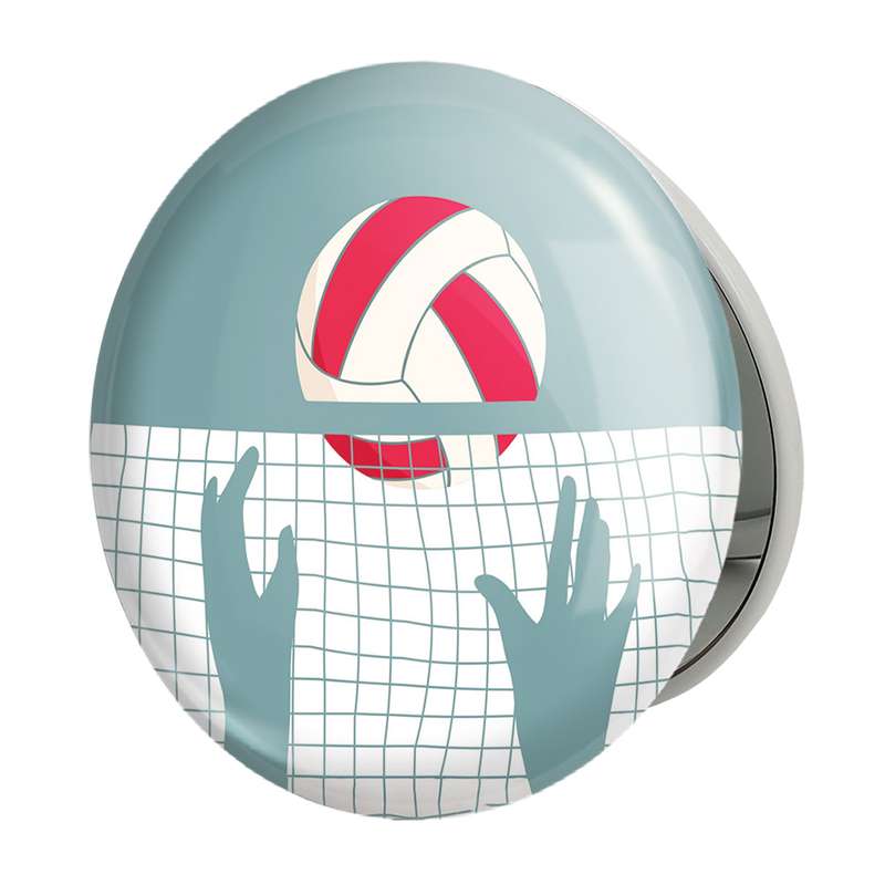 آینه جیبی خندالو طرح والیبال Volleyball مدل تاشو کد 26407 آینه جیبی خندالو طرح والیبال Volleyball مدل تاشو کد 26407