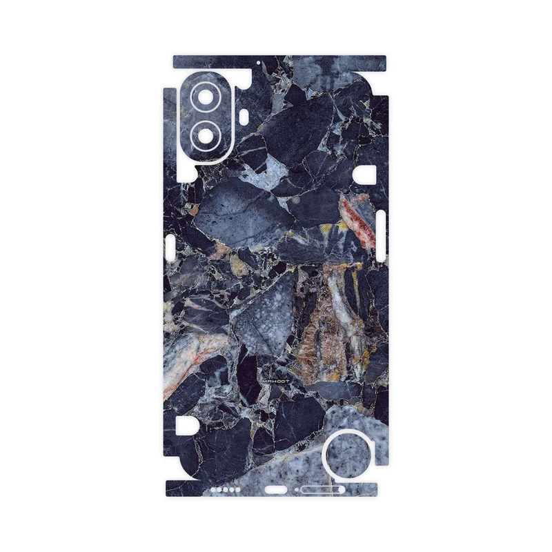 برچسب پوششی ماهوت مدل Broken black marble-FullSkin مناسب برای گوشی موبایل ناتینگ CMF Phone 1