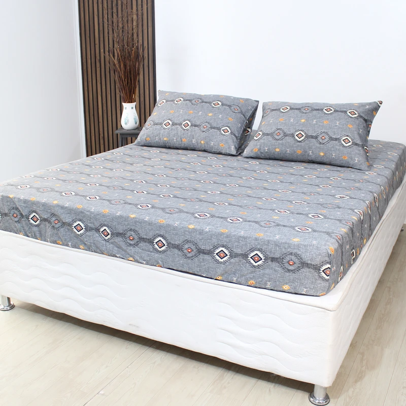 سرویس ملحفه بومرنگ مدل Ashayer-180 دونفره 3 تکه