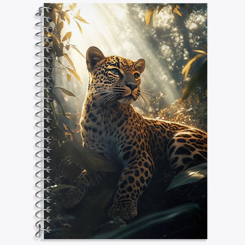 دفتر نت موسیقی 50 برگ خندالو طرح پلنگ کد F5887