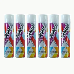 اسپری رنگ شیشه مات کن گل ریزان مدل 6 حجم 300 میلی لیتر مجموعه 6 عددی