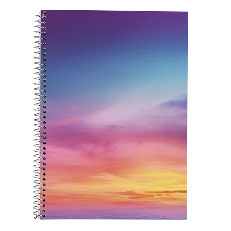 دفتر زبان 50 برگ مدوپد مدل دو خط طرح پاستیلی کد DF13557