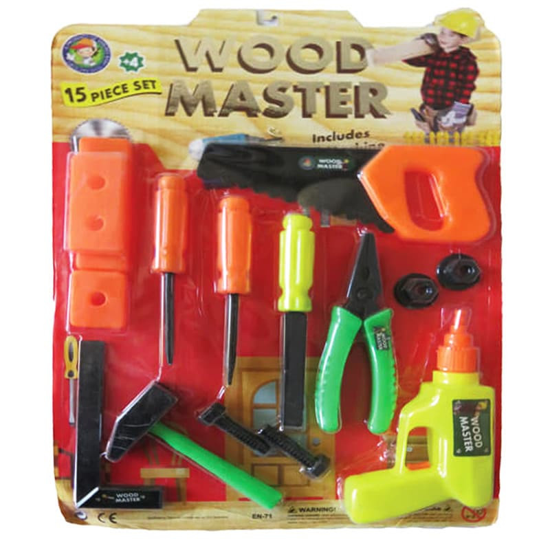 اسباب بازی ابزار مدل نجاری Wood Master