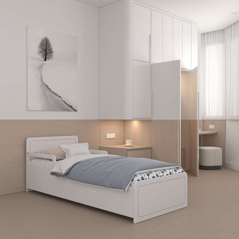 تخت خواب یک نفره اعیان مدل FH771 سایز 80x180 سانتی متر