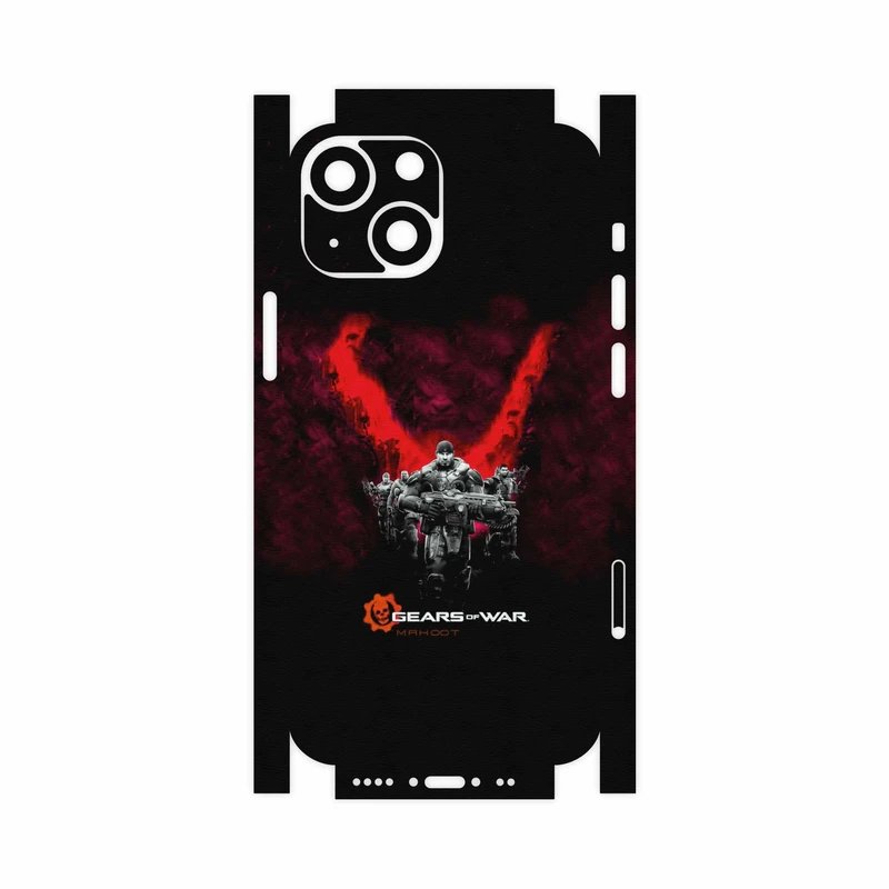 برچسب پوششی ماهوت مدل Gears-Of-War-Game-FullSkin مناسب برای گوشی موبایل اپل iPhone 13 Mini