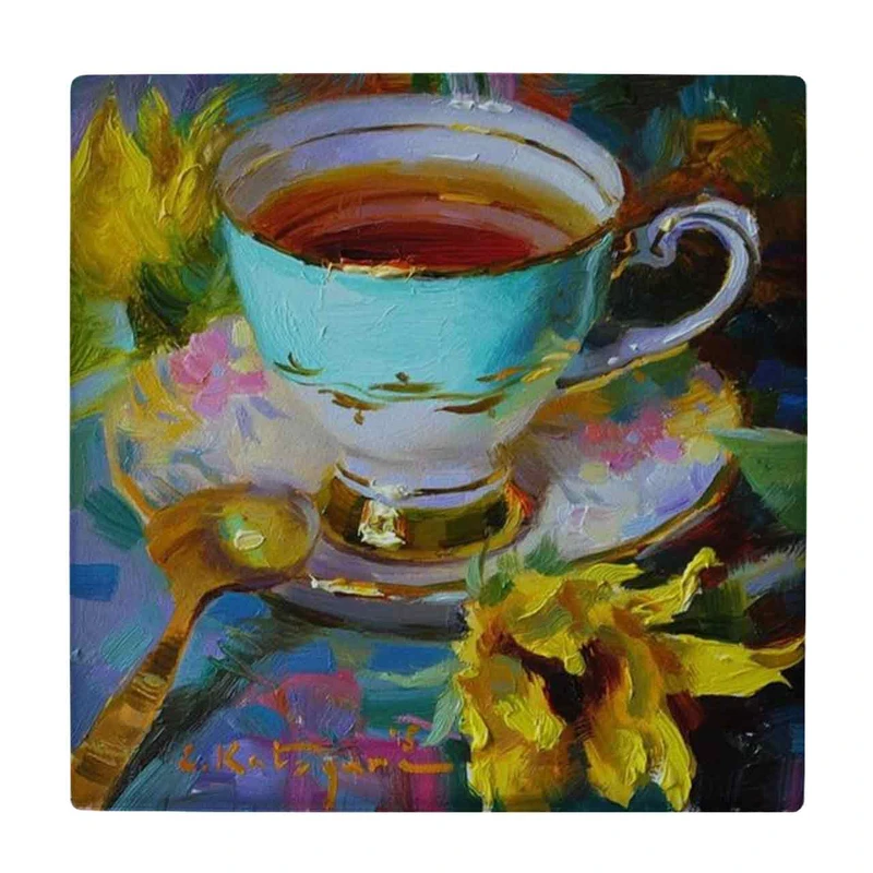 زیر لیوانی طرح فنجان چایی کد    3603351_1427