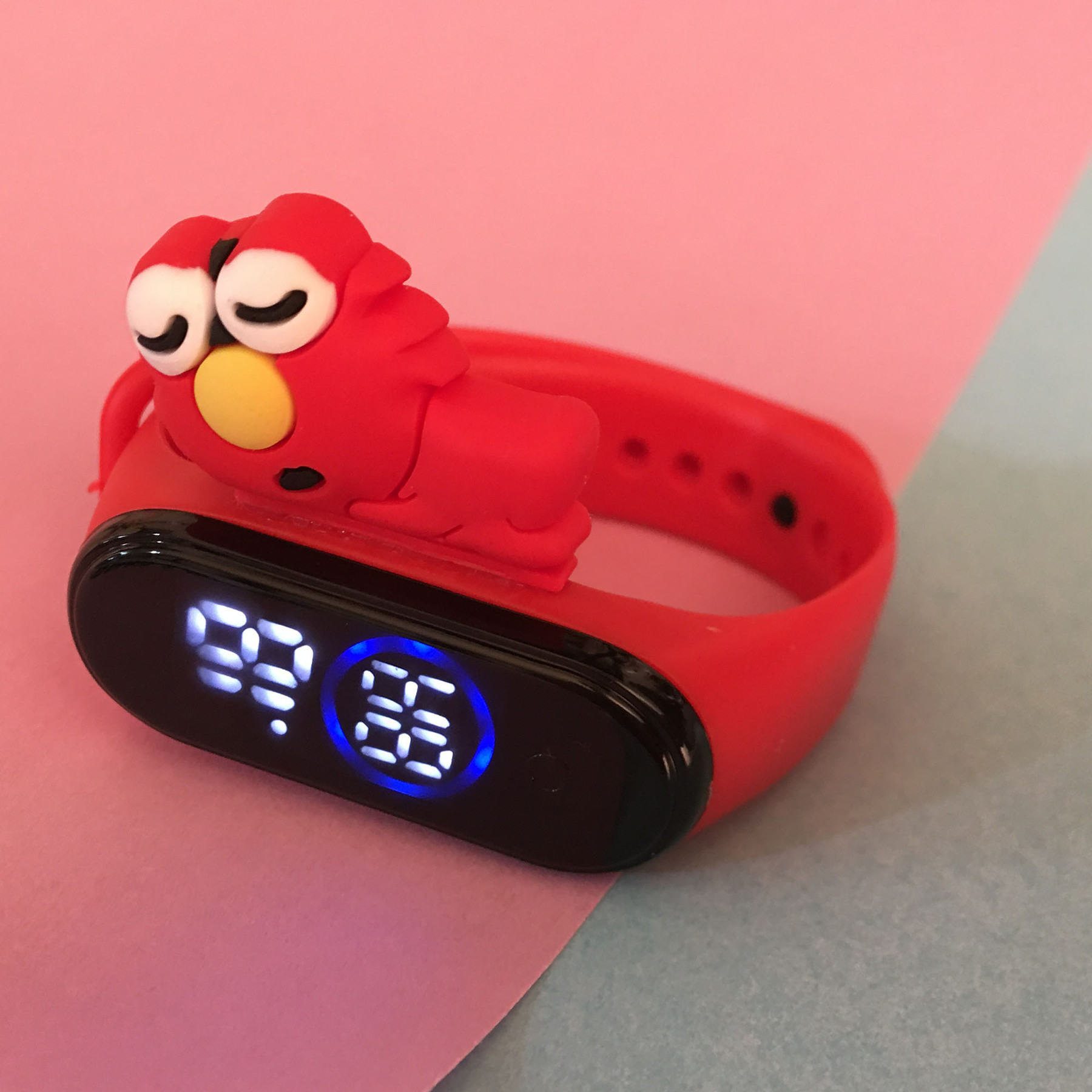 ساعت مچی دیجیتال بچگانه مدل ضد اب سیلیکونی طرح خوابالو بامزه کد T RE D22