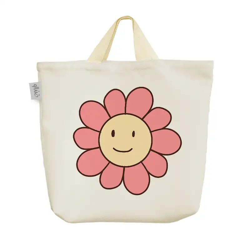 ساک خرید خندالو مدل گل Flower کد 3527