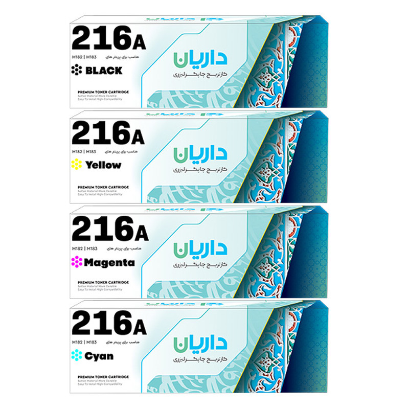 کارتریج داریان مدل 216A با قابلیت چاپ 1050 صفحه مجموعه 4 عددی