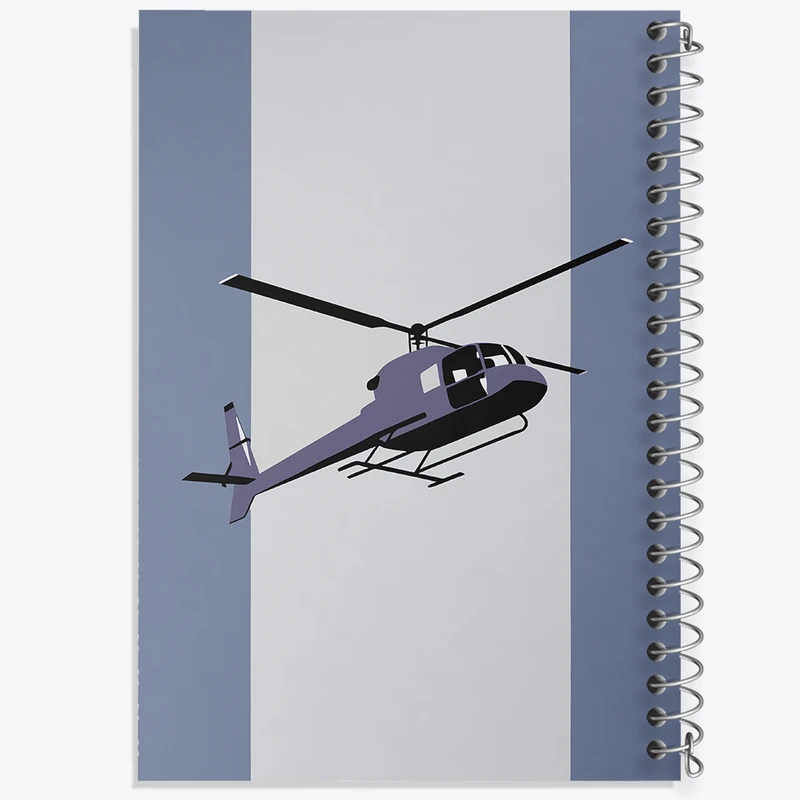 دفتر نقاشی 50 برگ خندالو طرح بالگَرد (Helicopter) کد N5964