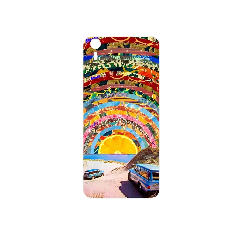 برچسب پوششی ماهوت مدل Collage of Orange Sky مناسب برای گوشی موبایل اچ تی سی Desire Eye