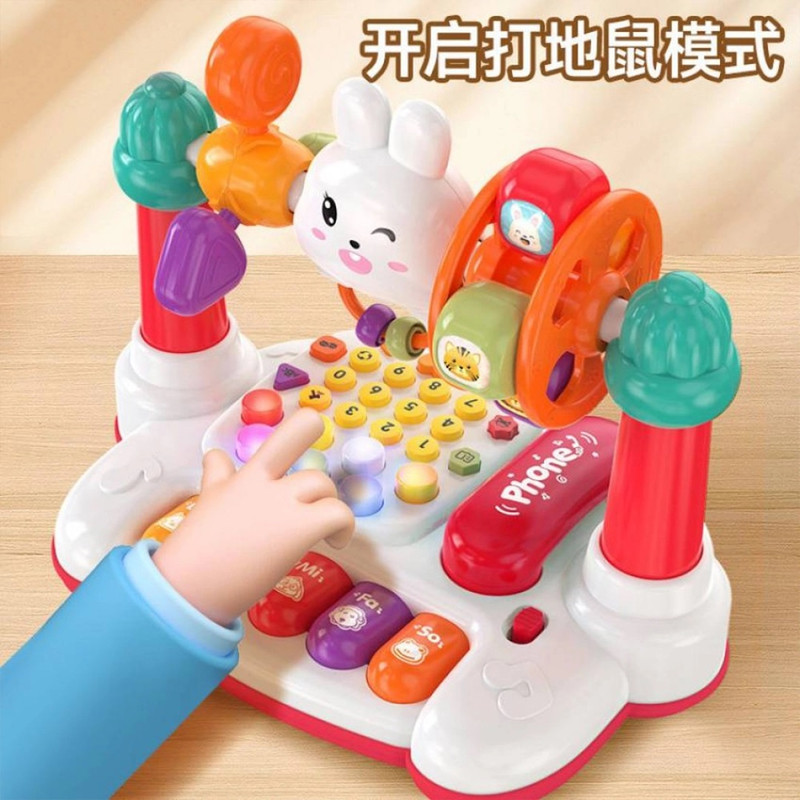 اسباب بازی مدل پیانو و تلفن خرگوش موزیکال کد YL78926