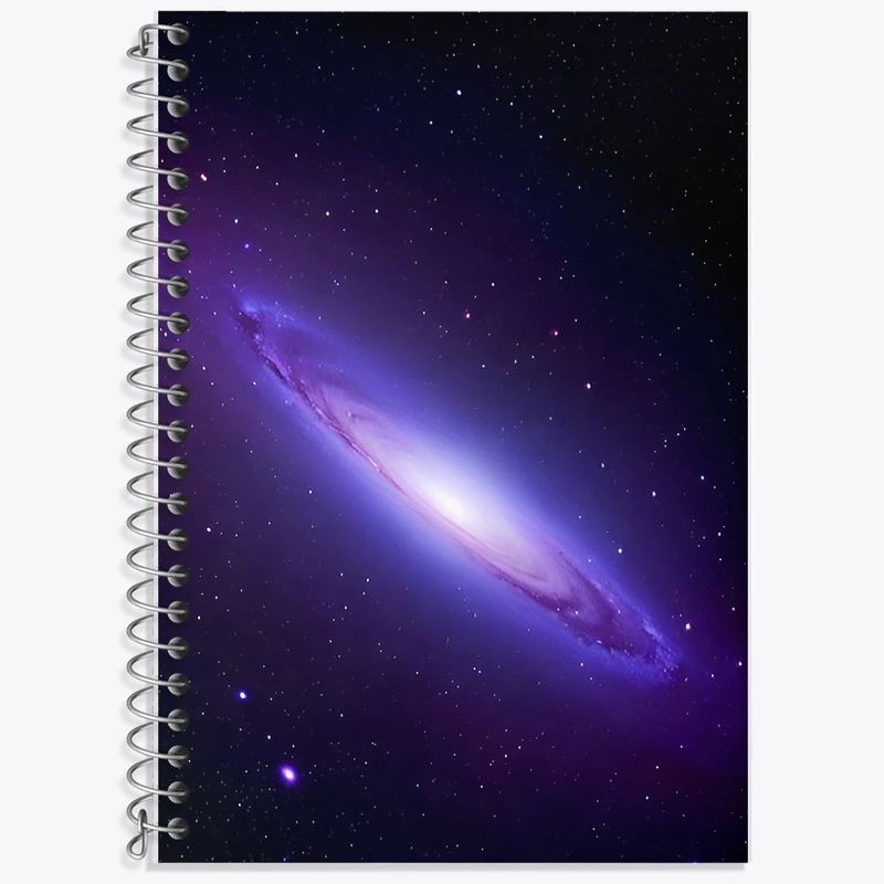 دفتر نت موسیقی 50 برگ خندالو طرح کهکشان (galaxy) کد F7277