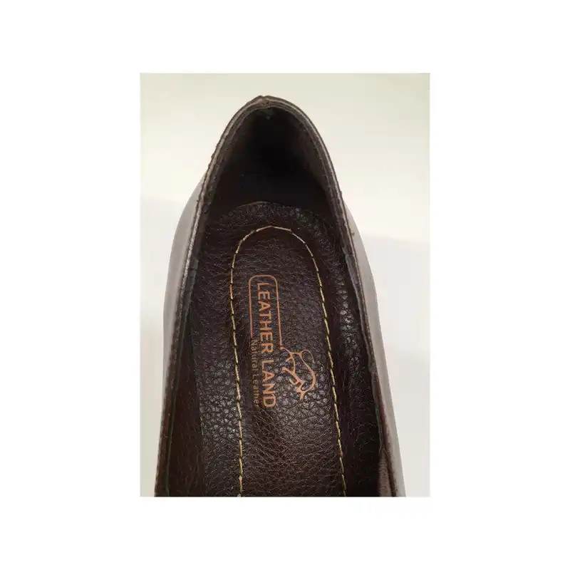 کفش زنانه سرزمین چرم کد 1486 رنگ قهوه ای