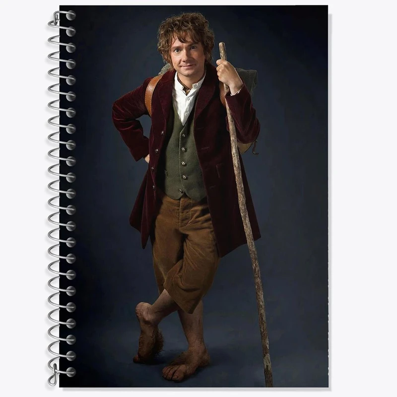 دفتر زبان 50 برگ خندالو مدل دو خط طرح ارباب حلقه ها Lord of the Rings کد 4561